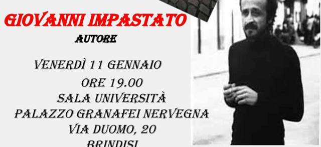 BRINDISI.dibattito con Giovanni Impastato “Oltre i cento Passi”