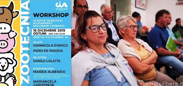 Ostuni, workshop regionale su zootecnia e ambiente