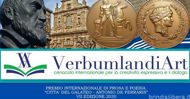 LECCE.PREMIO LETTERARIO INTERNAZIONALE “CITTÀ DEL GALATEO – ANTONIO DE FERRARIIS” 2020 I vincitori della VII edizione.di Goffredo Palmerini