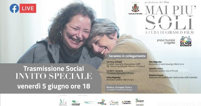 BRINDISI.Esclusione sociale nei confronti della persona anziana LGBTI.“Silver Rainbow”.Arcigay Salento  ha partecipato a un progetto di Arcigay Nazionale e Arci Pesca