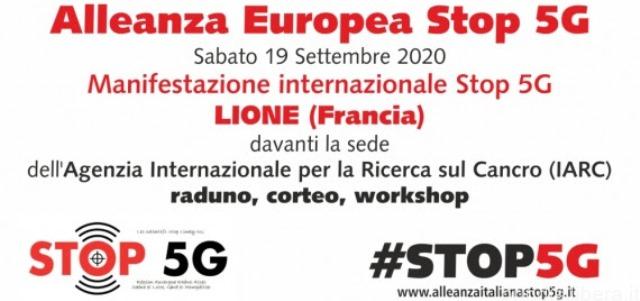 Pugliesi anche in Francia per protestare contro il 5G