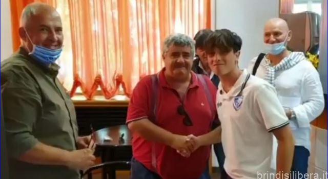 SSD Brindisi FC :Tesseramento il centrocampista  under,  classe 2002, Botta Manuel