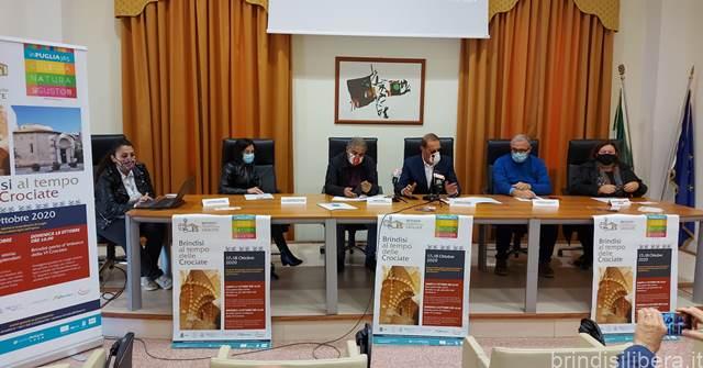 PRESENTATO STAMANE A BRINDISI IL PROGRAMMA “BRINDISI AL TEMPO DELLE CROCIATE – APPUNTAMENTO CON LA STORIA”