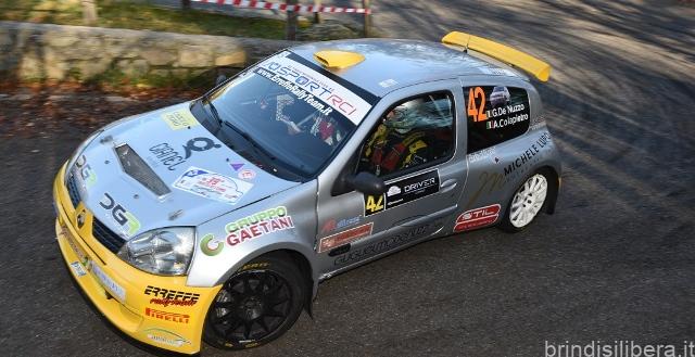 La Casarano Rally Team in trionfo a Como con Guglielmo De Nuzzo.
