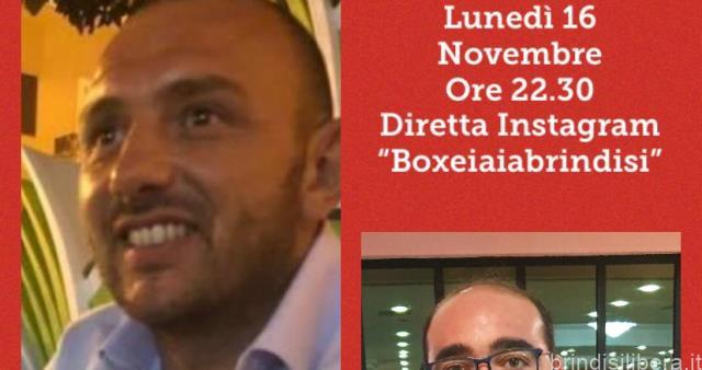 BRINDISI.Parliamone con Carmine, da lunedì 16 novembre riprendono le conversazioni in diretta Instagram del maestro della Boxe Iaia, ideatore del progetto.