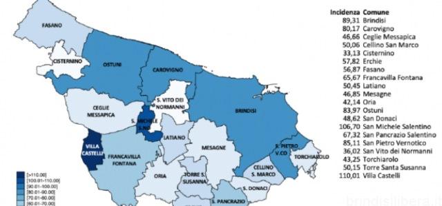 Positivi e tamponi nella provincia di Brindisi, il report aggiornato al 15 novembre