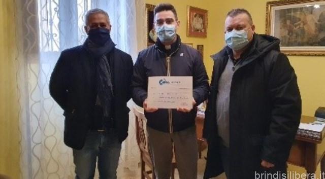 San Pietro Vernotico (Br). Uiltec Brindisi:contributo di solidarietà alla Parrocchia Santi Angeli Custodi.
