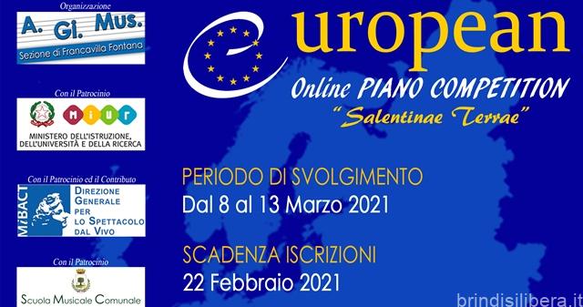 “European Online Piano Competition “Salentinae Terrae”, si aprono le iscrizioni