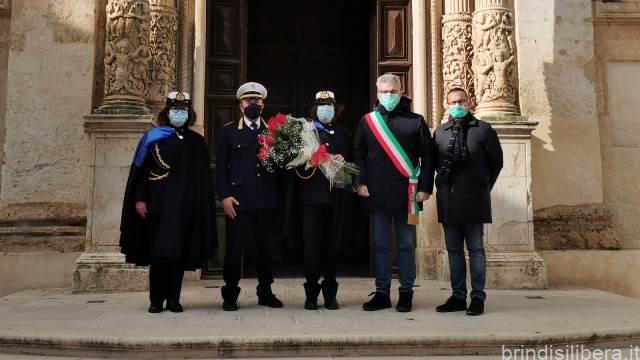 Mesagne (Br).Per la festa di San Sebastiano, Sindaco e vigili in Chiesa Madre per onorare la ricorrenza