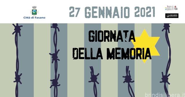 Fasano celebrerà la Giornata della Memoria