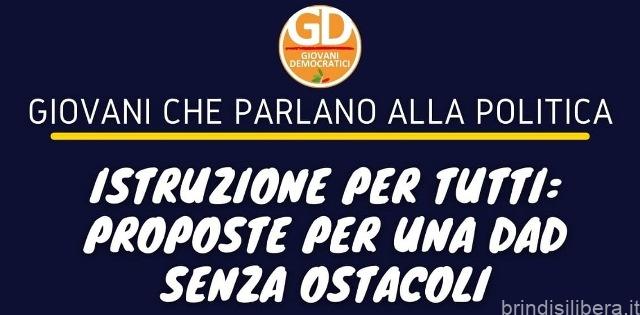 GD Provincia di Brindisi: Evento Online – Istruzione per tutti: proposte per una DAD senza ostacoli