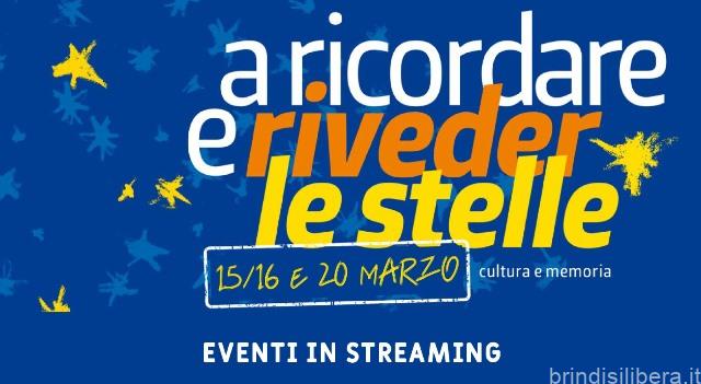 XXVI Giornata della memoria in ricordo delle vittime innocenti di mafia  “a ricordare e riveder le stelle”: gli appuntamenti del 15/16 e 20 marzo a Mesagne