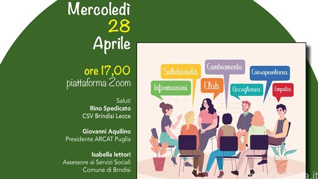 Dipendenze, l’ACAT Brindisi presenta  “Il Club: percorso di cambiamento