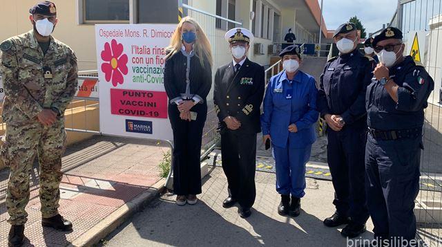 Barletta, Sottosegretario Pucciarelli: ottimo lavoro Marina Militare e Infermiere Volontarie della CRI nel Posto Medico Avanzato.