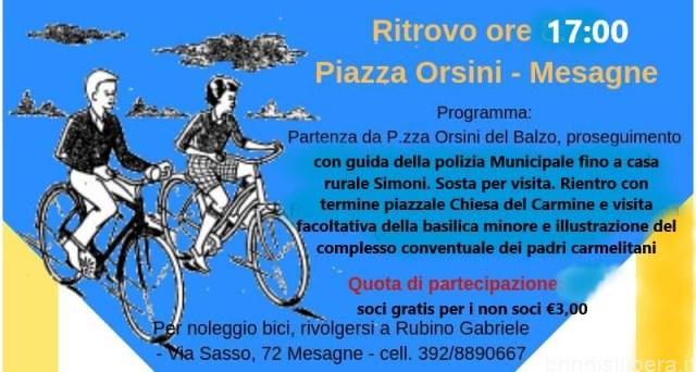 La Pro Loco di Mesagne apre gli eventi estate 2021 con la XXIX edizione “Mesagne e dintorni in bici”