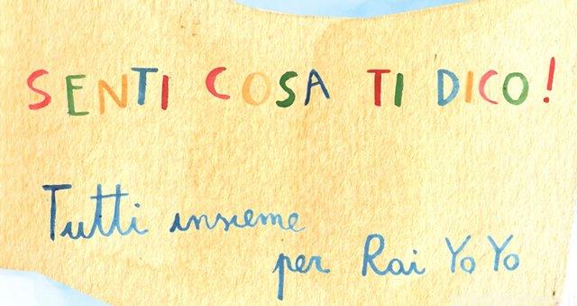 Progetto «Hermes», Fasano protagonista in «Senti cosa ti dico. Tutti insieme per Rai YoYo»