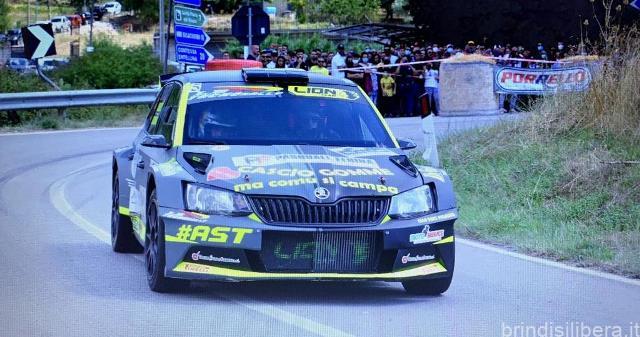La Casarano Rally Team con Di Giorgio-Rosato sul podio assoluto del Rally Valle del Sosio