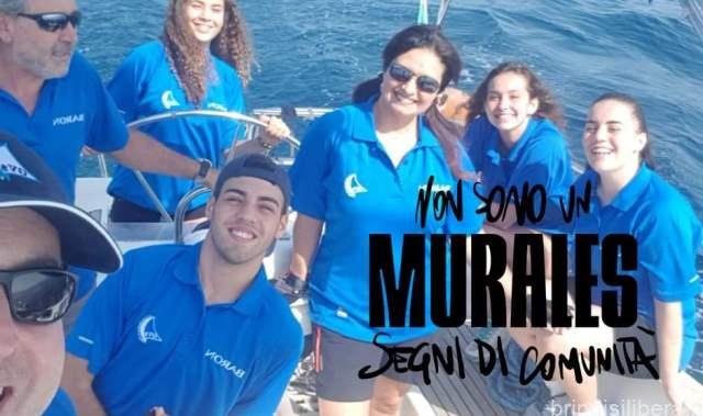 BRINDISI.1° OTTOBRE 2021 NON SONO UN MURALES	 SEGNI DI COMUNITÀ