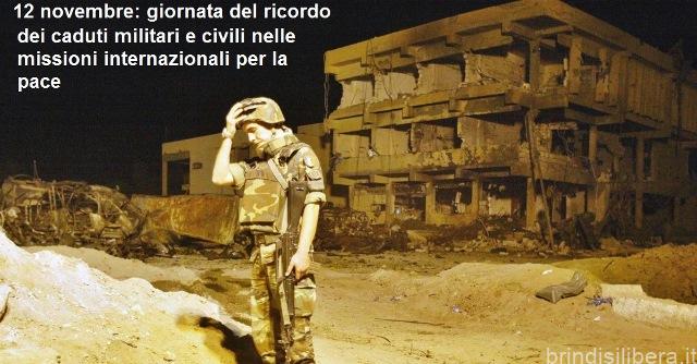 Giornata del ricordo dei Caduti militari e civili nelle missioni internazionali per la pace, Sottosegretario Pucciarelli: solennità civile dedicata ai moderni martiri per la stabilità e la concordia.
