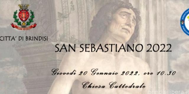 BRINDISI.celebrazione eucaristica per San Sebastiano officiata da Monsignor Domenico Caliandro.