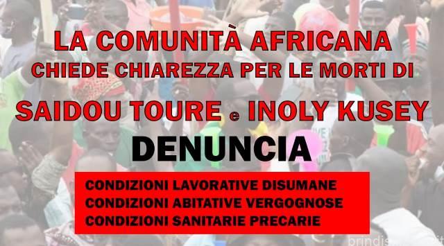 BRINDISI.TRE DECESSI IN QUATTRO GIORNI: INACCETTABILE! CHIEDIAMO MAGGIORE GIUSTIZIA SOCIALE E SICUREZZA SUL LAVORO PER TUTTI.