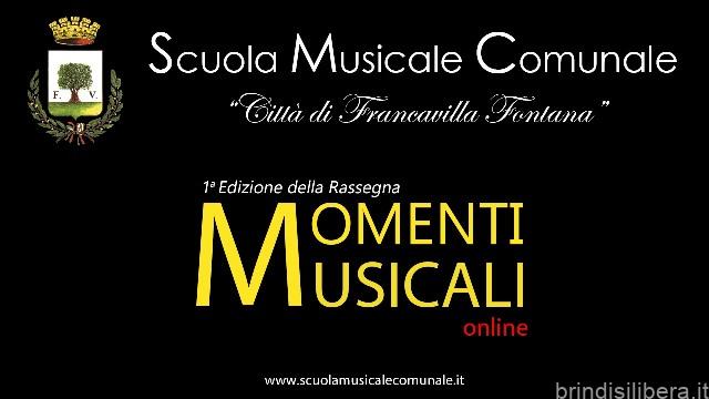 Al via  “Momenti Musicali OnLine”, la rassegna ideata dalla Scuola Comunale “Città di Francavilla Fontana”