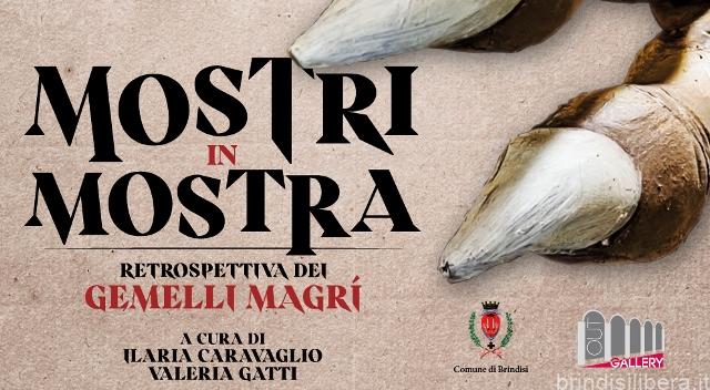 BRINDISI.Mostri in Mostra dei fratelli Magrì al Bastione San Giacomo dal 10 marzo