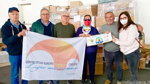 BRINDISI.ll Segno Mediterraneo Onlus, prosegue la raccolta per l’Emergenza Ucraina