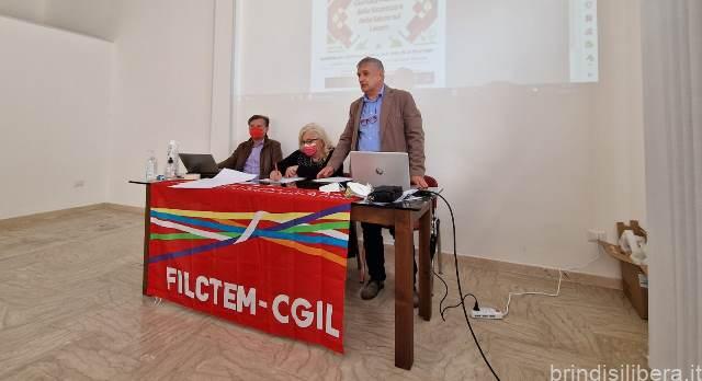 BRINDISI.ASSEMBLEA GENERALE RLS RSU della FILCTEM CGIL
