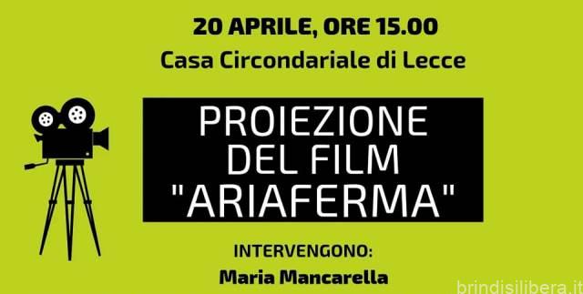 Proiezione del film Ariaferma presso la casa circondariale di Lecce