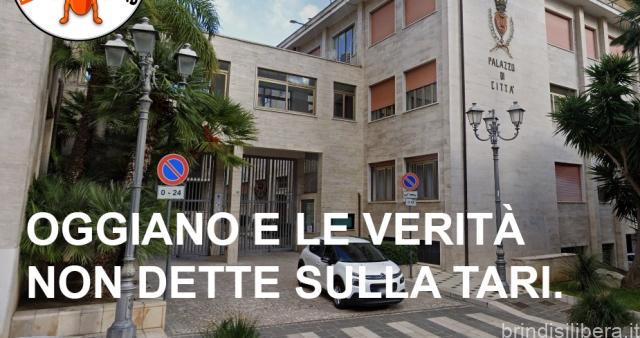 BRINDISI.BBC:OGGIANO E LE VERITÀ NON DETTE SULLA TARI