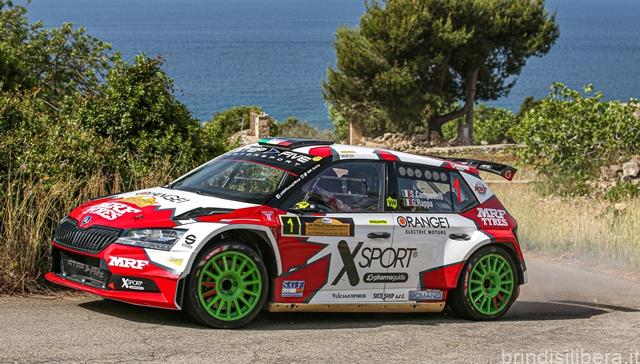 54°Rally del Salento: Vittoria per Campedelli-Rappa su Skoda Fabia R5.