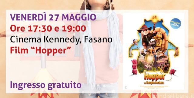 Fasano (Br).«O-maggio all’Infanzia»: doppio appuntamento al Kennedy con il film «Hopper e il Tempio perduto»