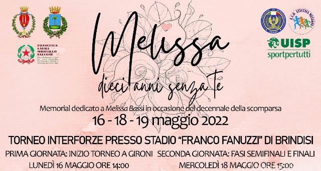 BRINDISI.Decimo anniversario Memorial Melissa Bassi: «Dieci anni senza Te»