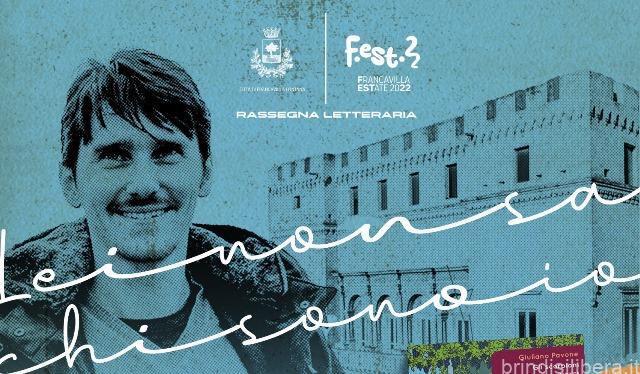 Francavilla Fontana (Br).Martedì 2 agosto alle 19.00 incontro con l’autore Giuliano Pavone