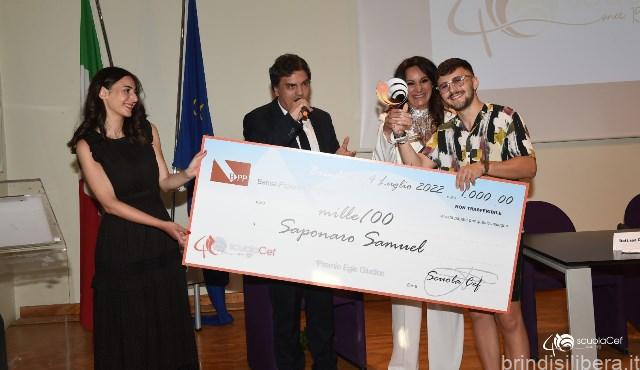 Premio Egle Giudice del valore di €1000 di Scuola Cef di Brindisi