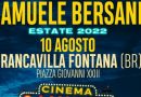 Mercoledì 10 agosto Samuele Bersani in concerto a Francavilla Fontana