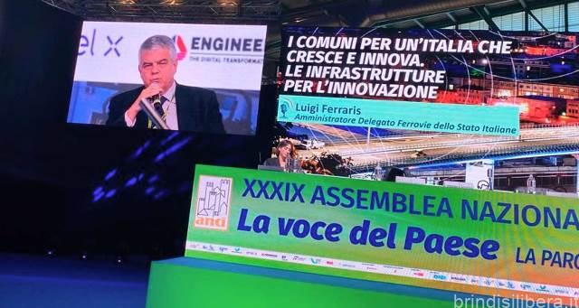 L’AD di FS Ferraris all’Anci: «Infrastrutture fisiche e digitali per connettere i comuni»