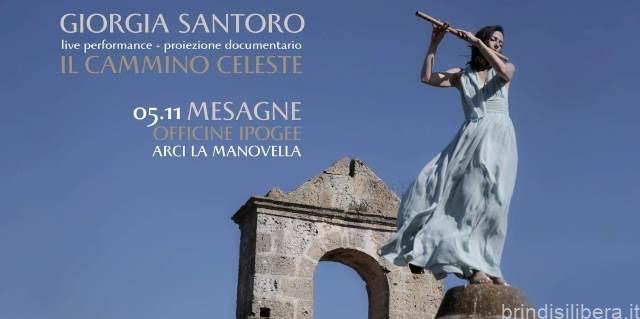 Mesagne (Br).”Il Cammino Celeste” con Giorgia Santoro