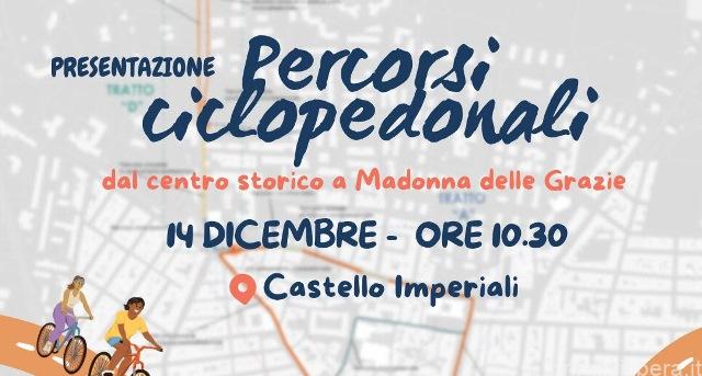 Francavilla Fontana (Br).Presentazione del progetto dei percorsi ciclopedonali