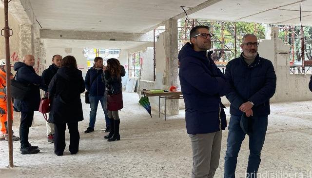 Francavilla Fontana (Br).Lavori in corso nell’ex asilo di via Parri