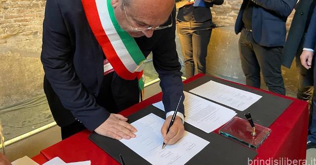 BRINDISI.Il sindaco Riccardo Rossi firma a Roma il protocollo per la candidatura dell’antica Via Appia a patrimonio Unesco