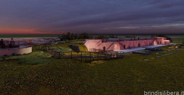 Comune di Brindisi:Sopralluogo con la stampa presso cantiere ex Batteria Menga 4 gennaio ore 11