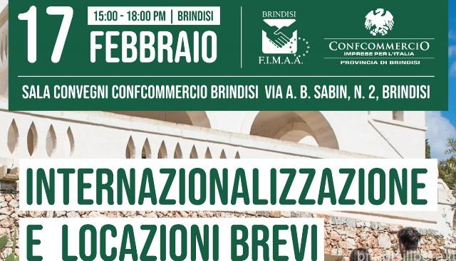 BRINDISI.DOMANI CONVEGNO SUL TEMA “INTERNAZIONALIZZAZIONE E LOCAZIONI BREVI”