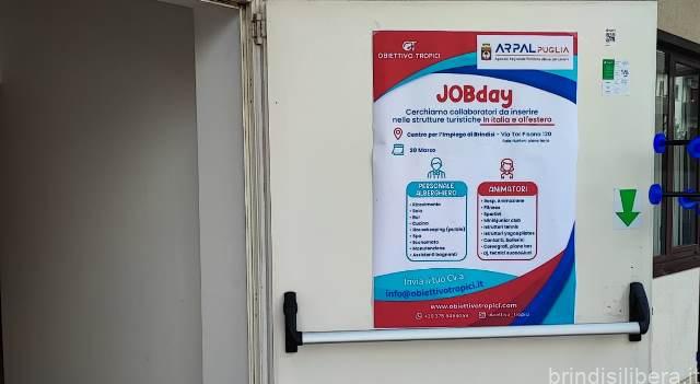 JOB DAY “OBIETTIVO TROPICI” Offerte di lavoro nel settore turistico: il Cpi di Brindisi al servizio dei cittadini
