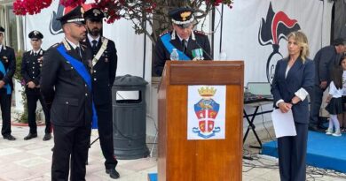 Brindisi, 5 giugno 2023. Celebrazione del 209° annuale di fondazione dell’Arma dei Carabinieri.