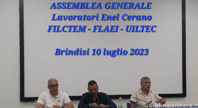 BRINDISI.Dichiarato lo stato di mobilitazione nella Centrale ENEL di Cerano