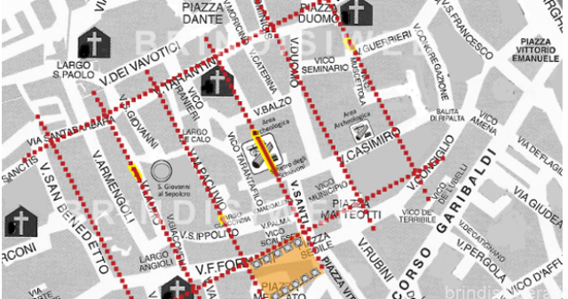 Brindisi e le Antiche Strade e Storia Patria Brindisi: Brundisium L’area dei decumani
