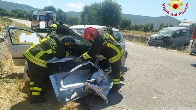 RESTANO GRAVISSIME LE CONDIZIONI DELLA 49ENNE DI CISTERNINO COINVOLTA NELL’INCIDENTE DI FASANO COSTATO LA VITA ALLA MADRE