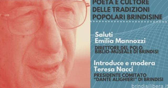 BRINDISI.Convegno “Ennio Masiello. Poeta e cultore delle tradizioni popolari brindisine”